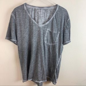 TTD Basic Fit  V Neck Short Sleeve Shirt